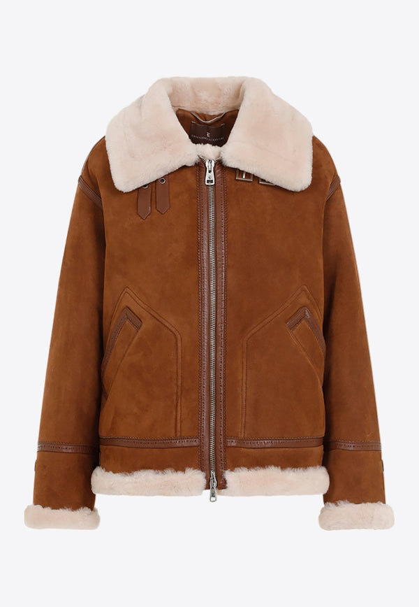 Shearling Leather Coat