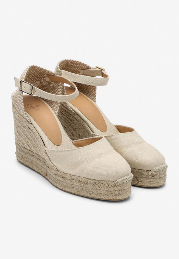 Carol 75 Raffia Wedge Espadrilles