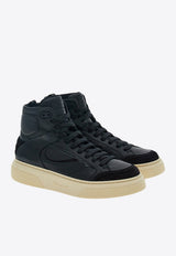 Cassio Leather High-Top Sneakers