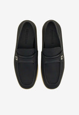 Drame Gancini Leather Loafers