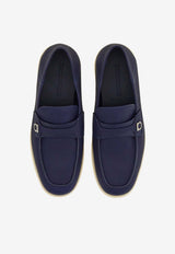 Drame Gancini Leather Loafers