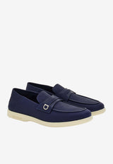 Drame Gancini Leather Loafers