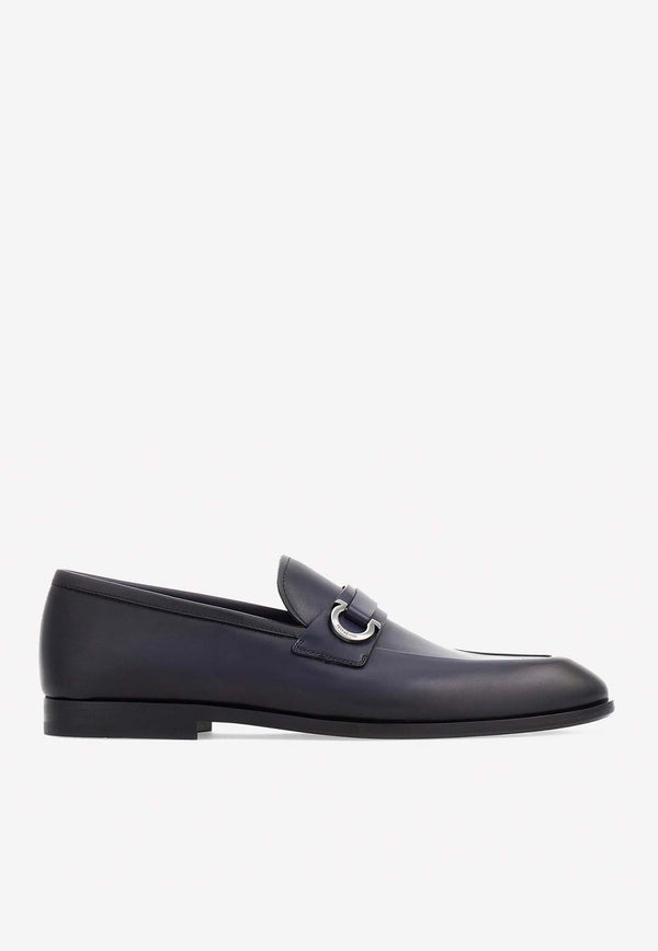 Florio Gancini Leather Loafers