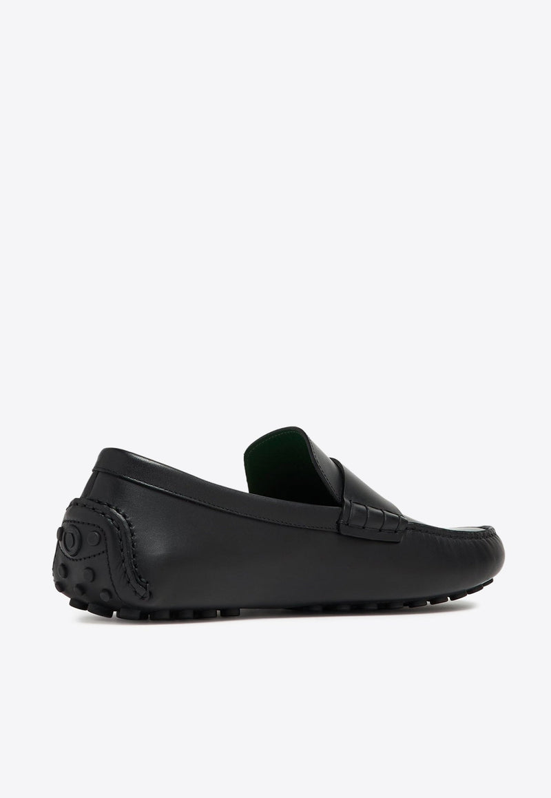 Grazioso Logo Leather Loafers