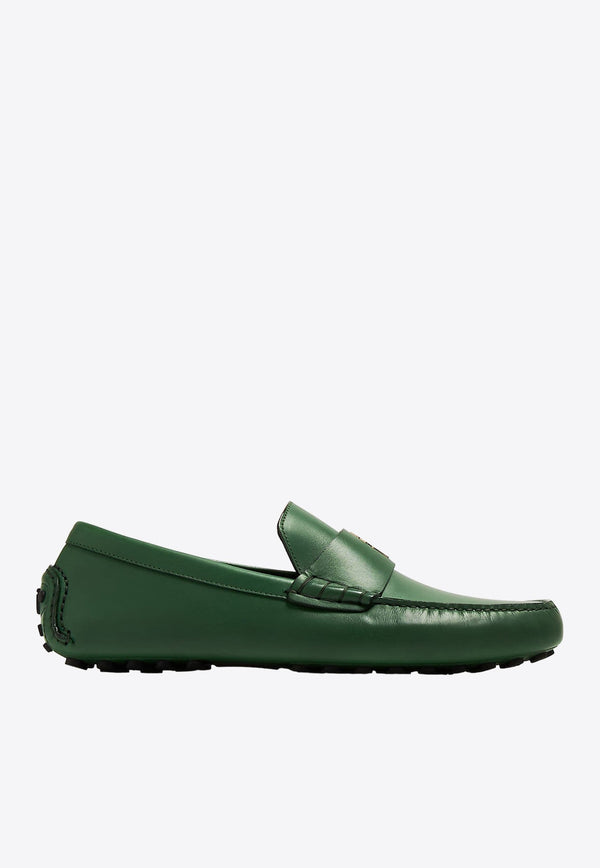 Grazioso Logo Leather Loafers