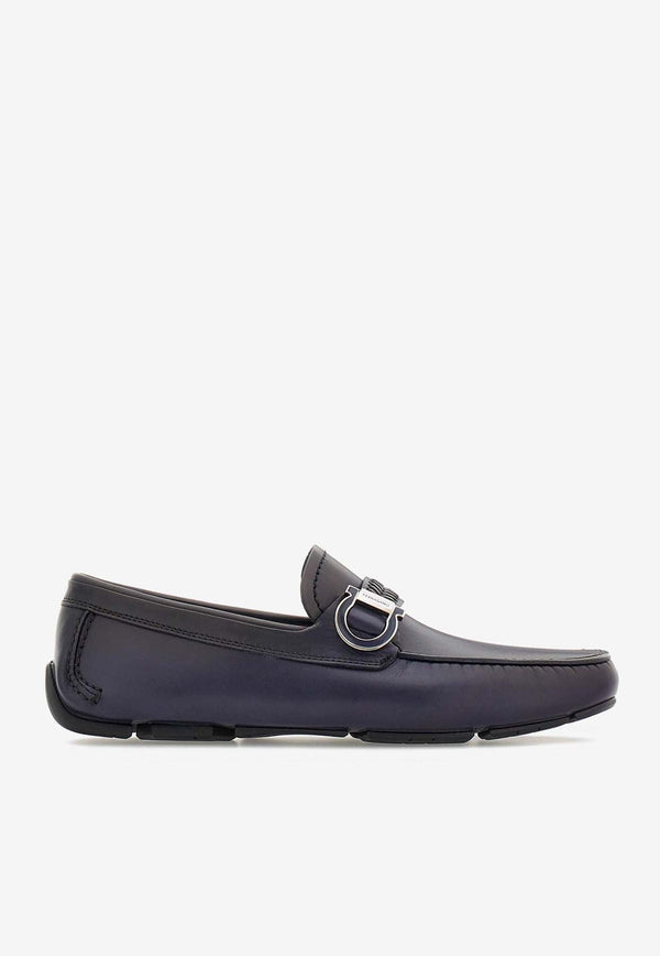 Calipso Gancini Leather Loafers