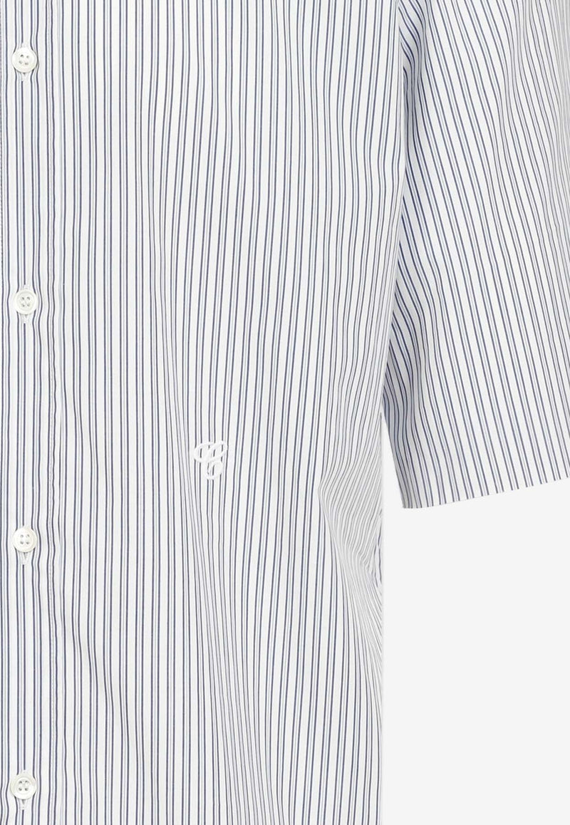 Short-Sleeved Striped Shirt