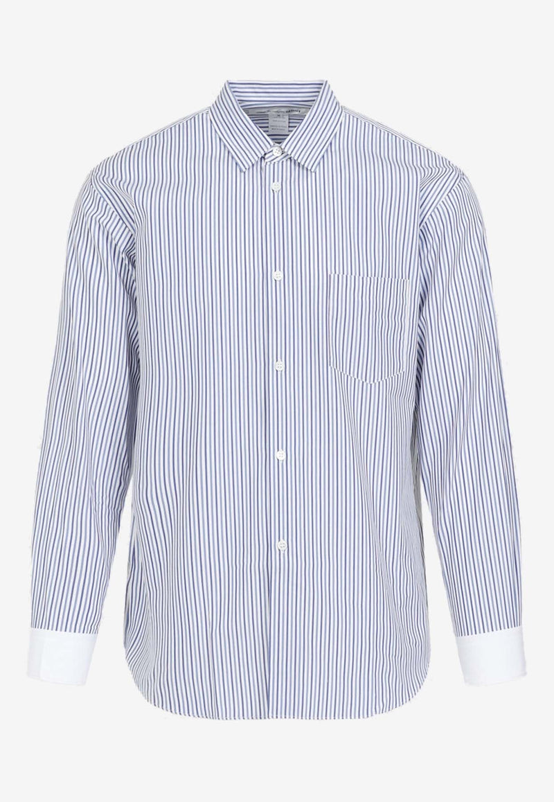 Long-Sleeved Striped Shirt