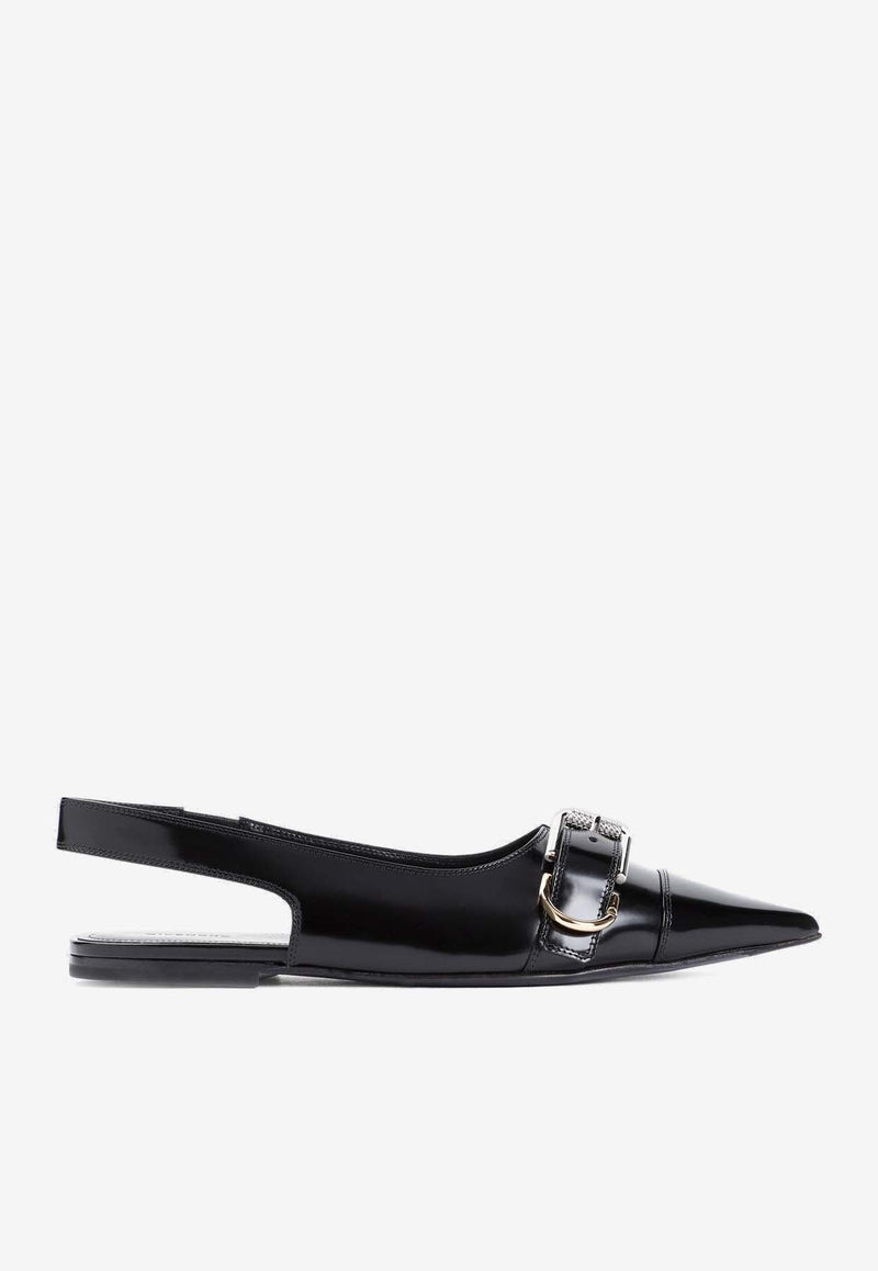 Voyou Pointed-Toe Flats