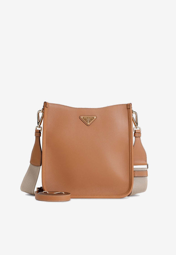 Logo Leather Shoulder Bag