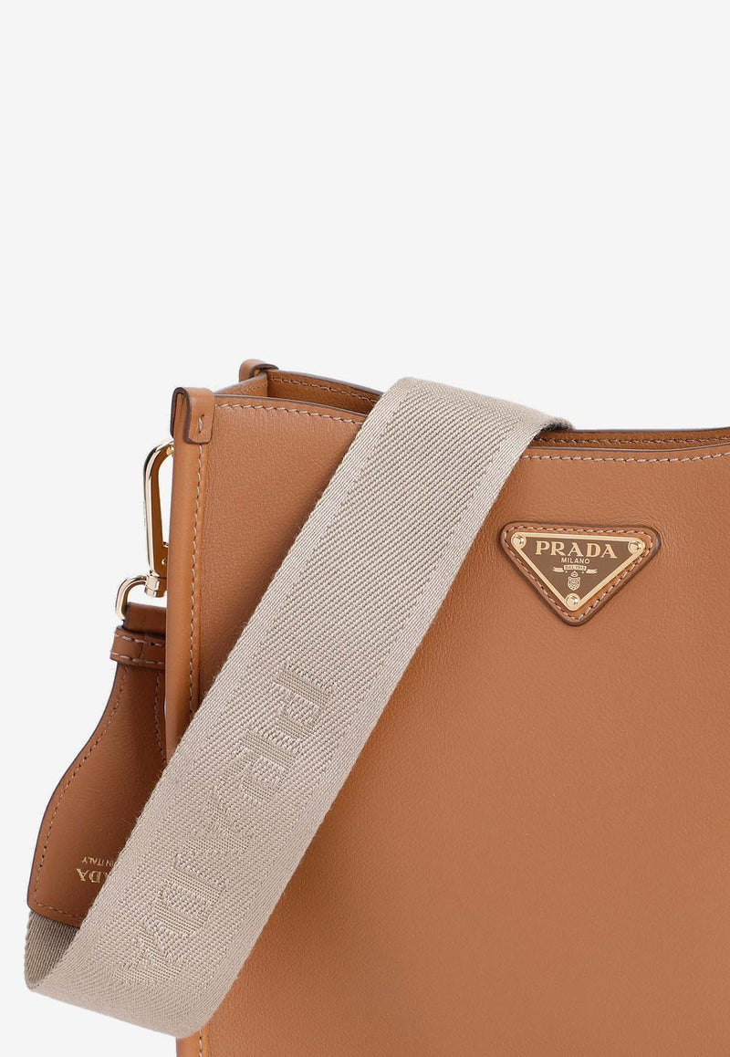 Logo Leather Shoulder Bag