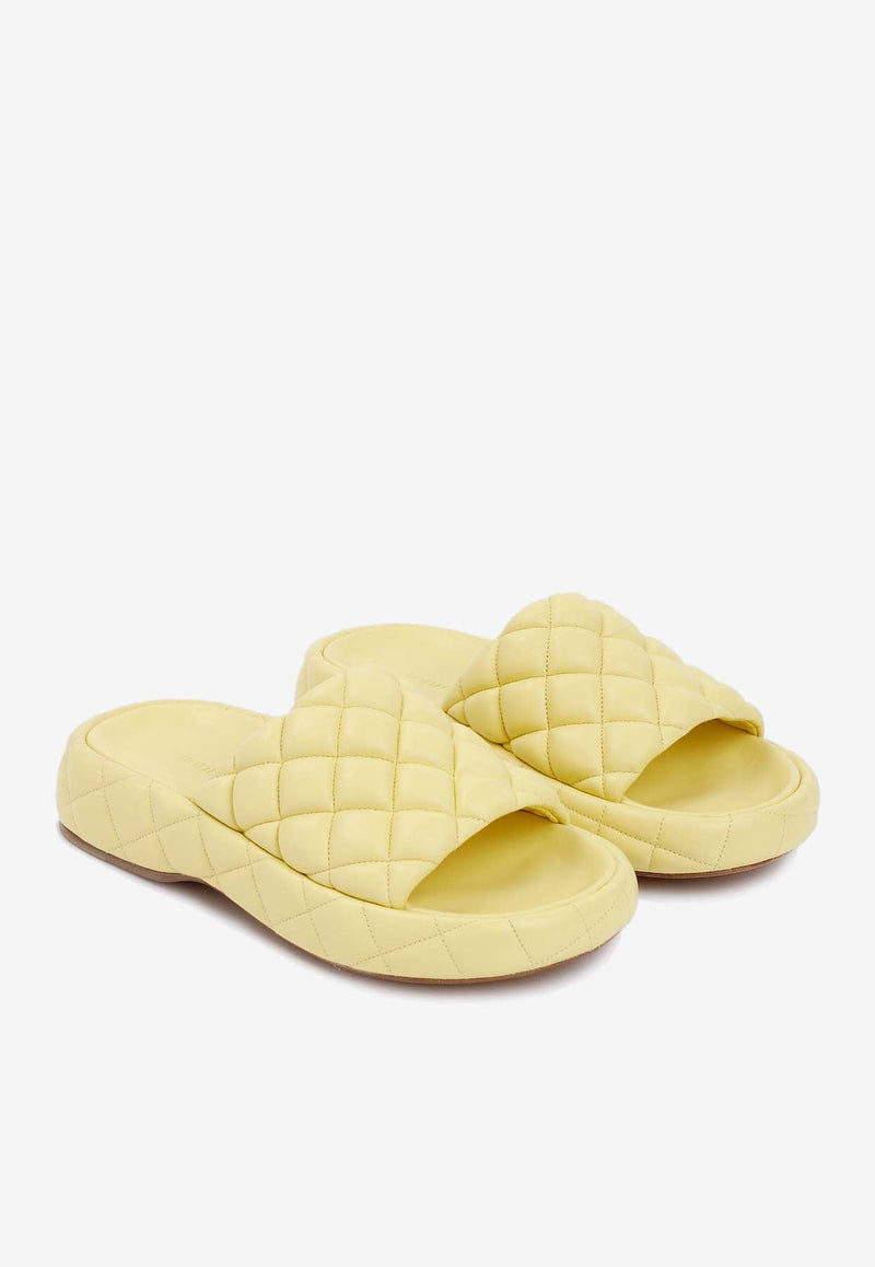 Quilted Leather Sandals
