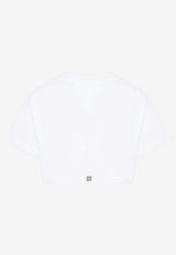 Logo Short-Sleeved Crop T-shirt