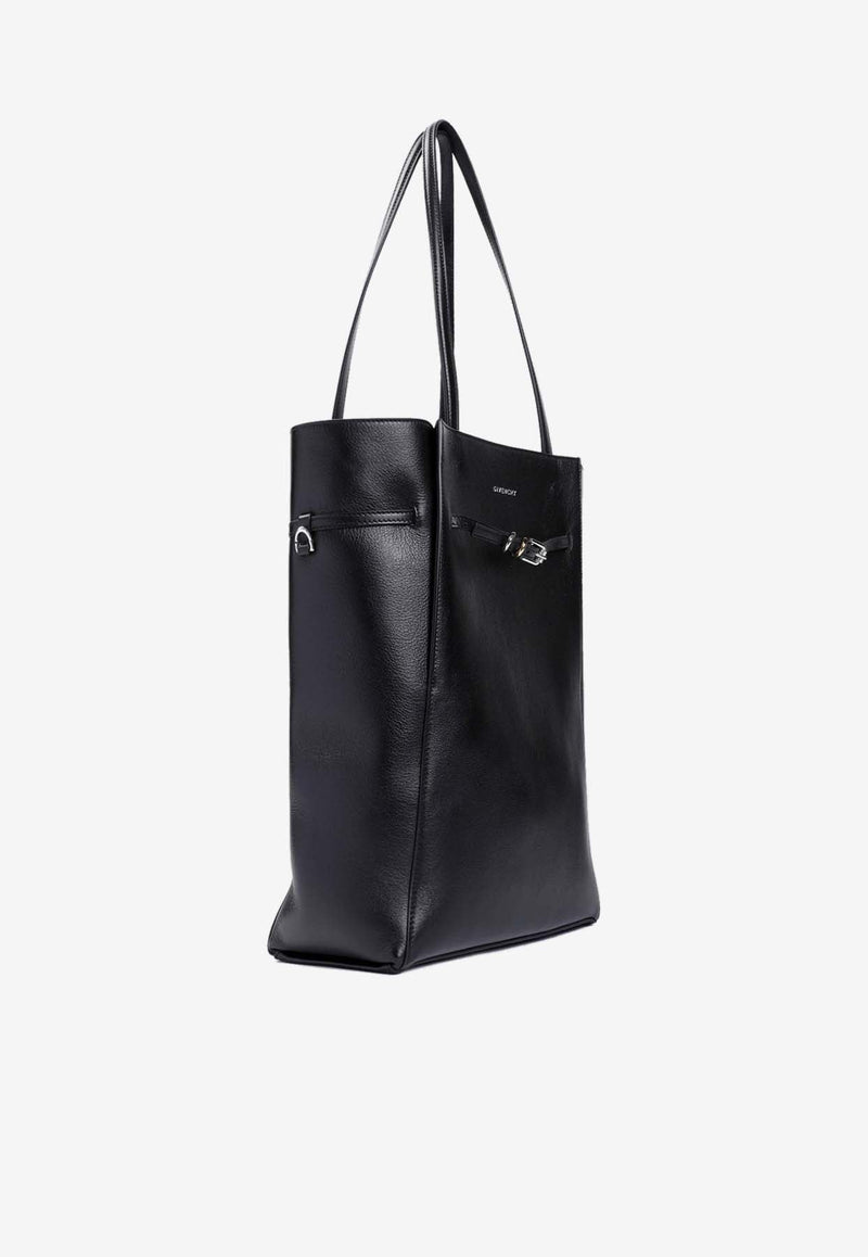 Medium Voyou Leather Tote Bag