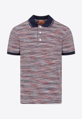 Striped Buttoned Polo T-shirt