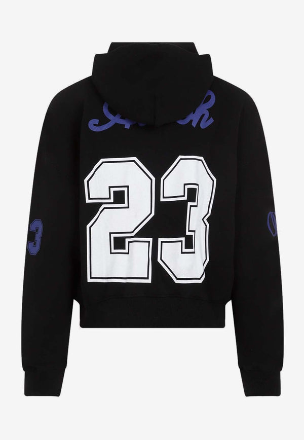 Football Logo Oversized Hoodie