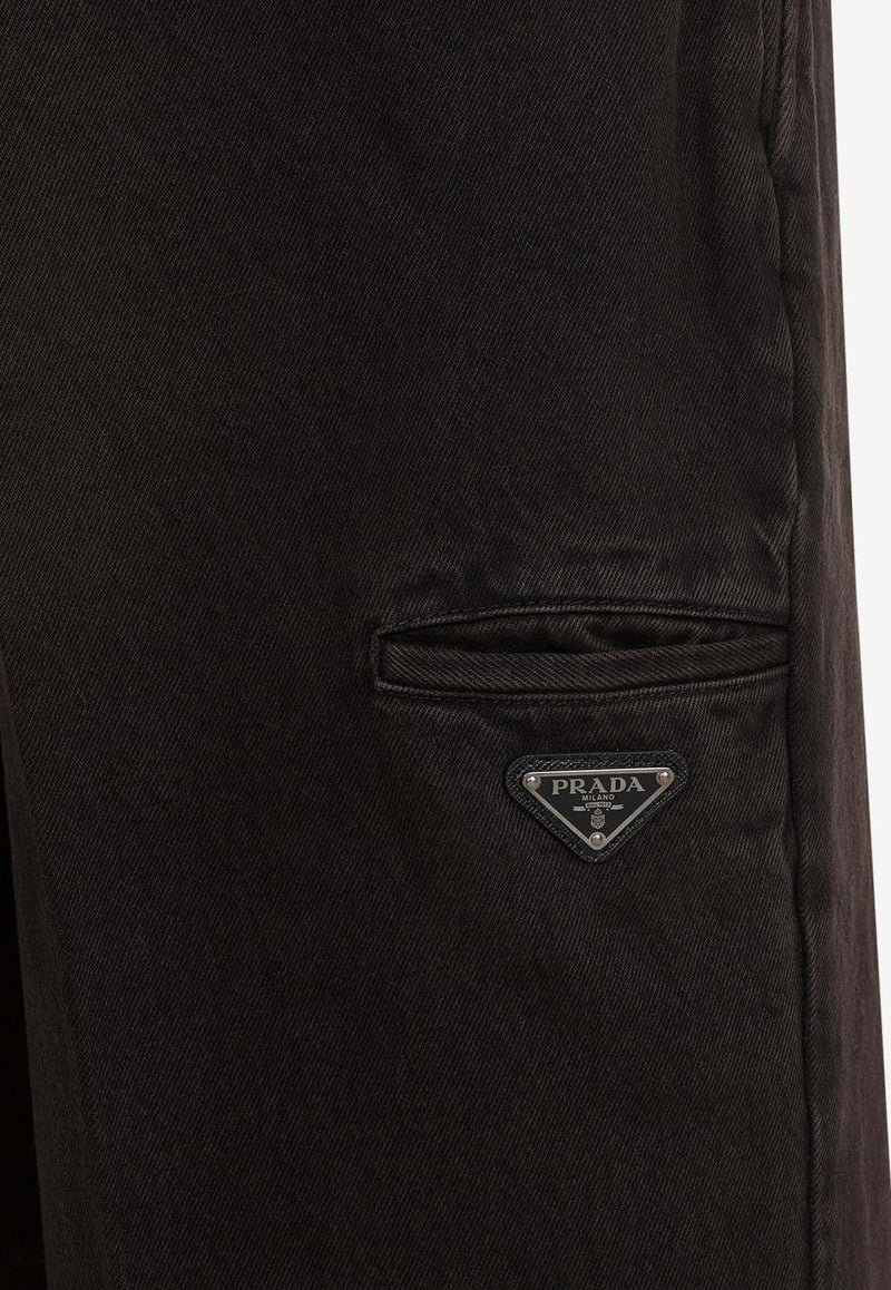 Logo Straight Pants