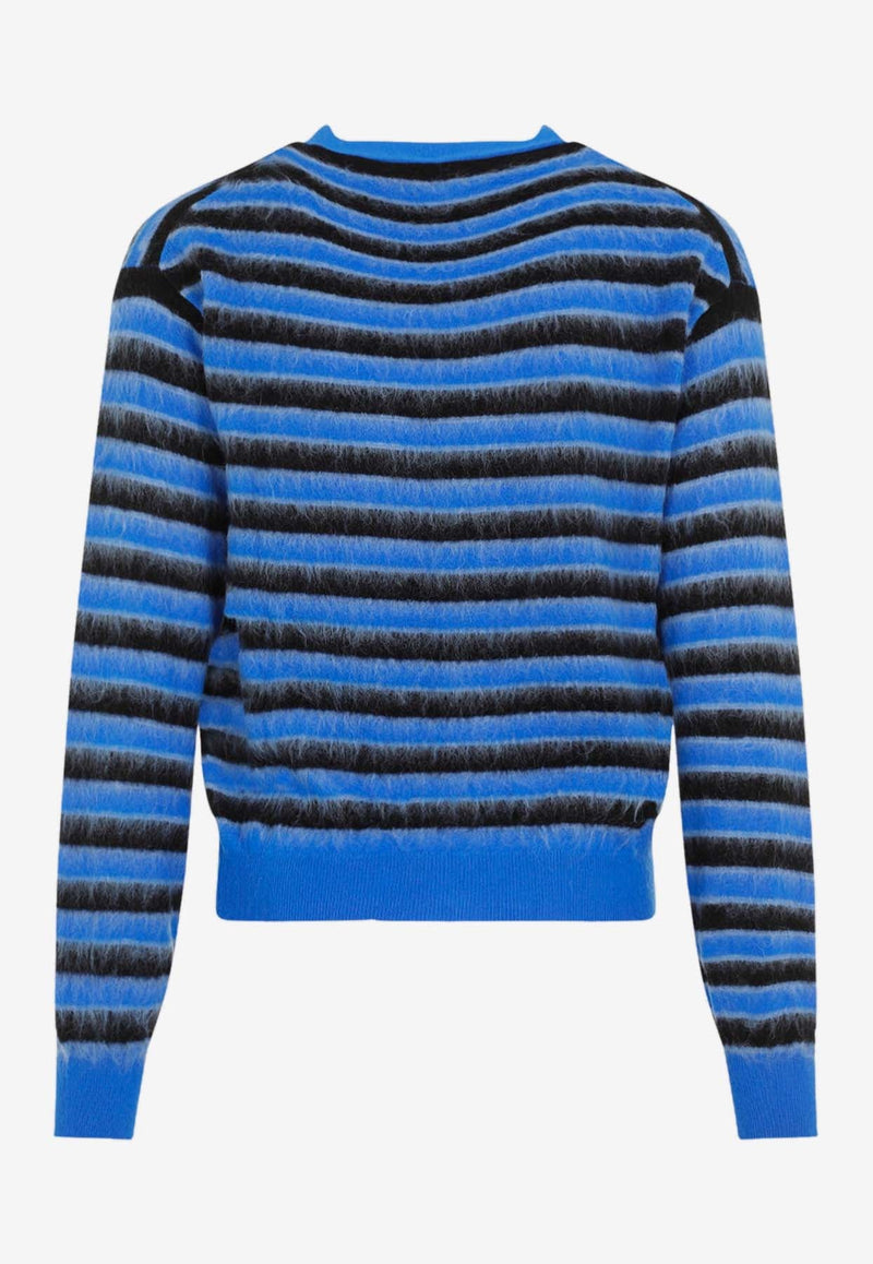 Striped Wool Cardigan