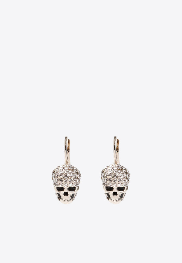Pave Skull Earrings
