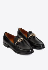 VLogo Gate Loafers in Leather