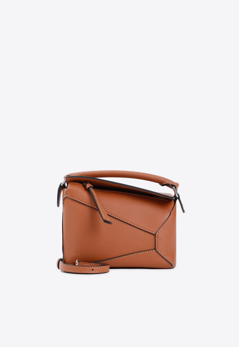 Mini Puzzle Shoulder Bag in Leather