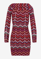 Chevron Mini Dress