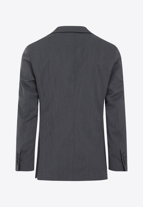 Logo Single-Breasted Blazer