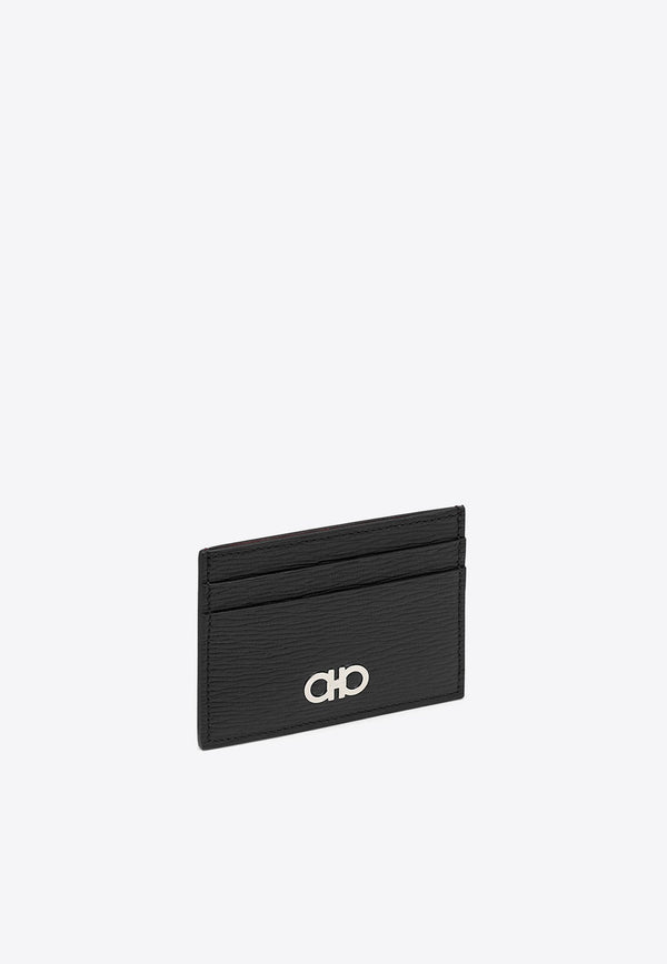 Gancini Leather Cardholder