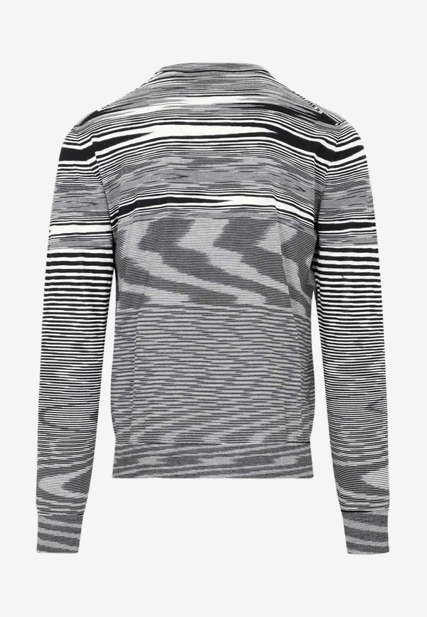 Striped Crewneck Wool Sweater