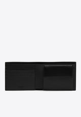 Logo Leather Bi-Fold Wallet