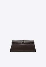 Medium Gancini Leather Shoulder Bag