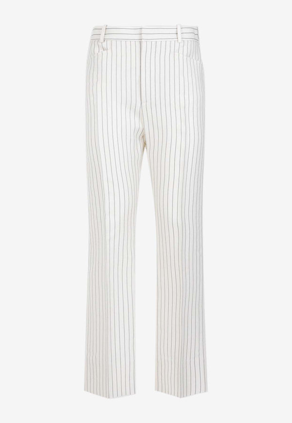 Striped Tailored Pants