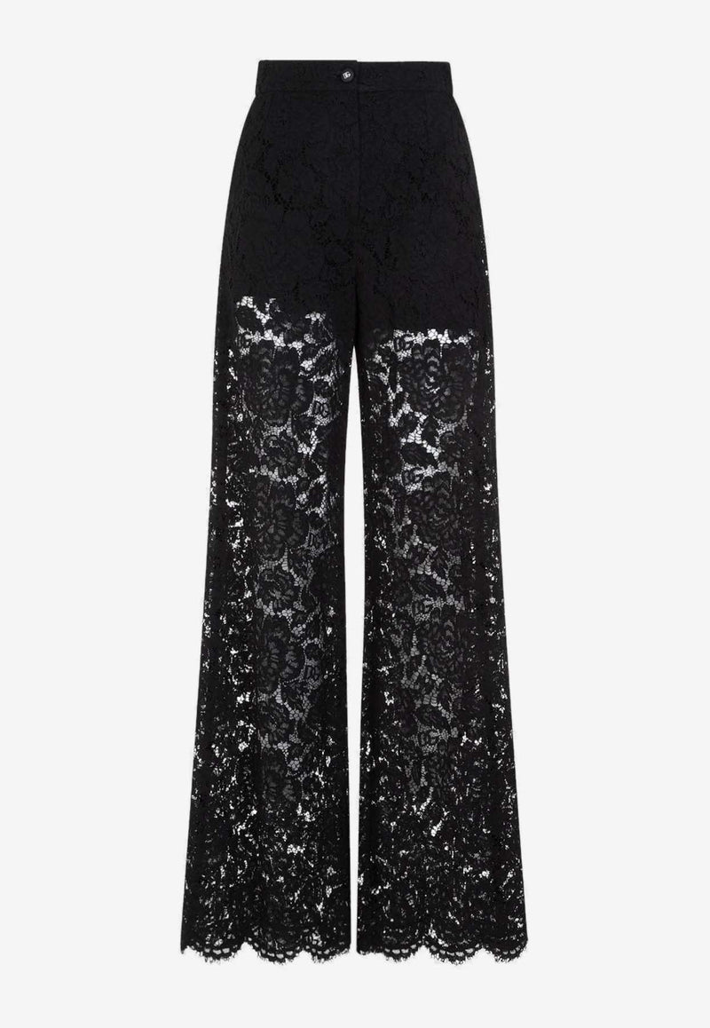 Flared Lace Pants