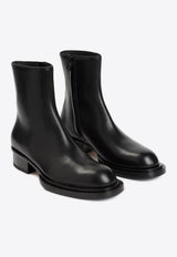 Calf Leather Ankle Boots