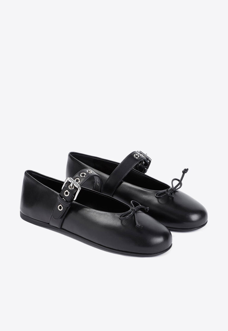 Leather Ballet Flats