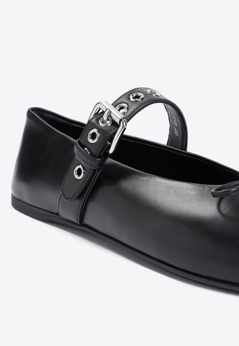 Leather Ballet Flats