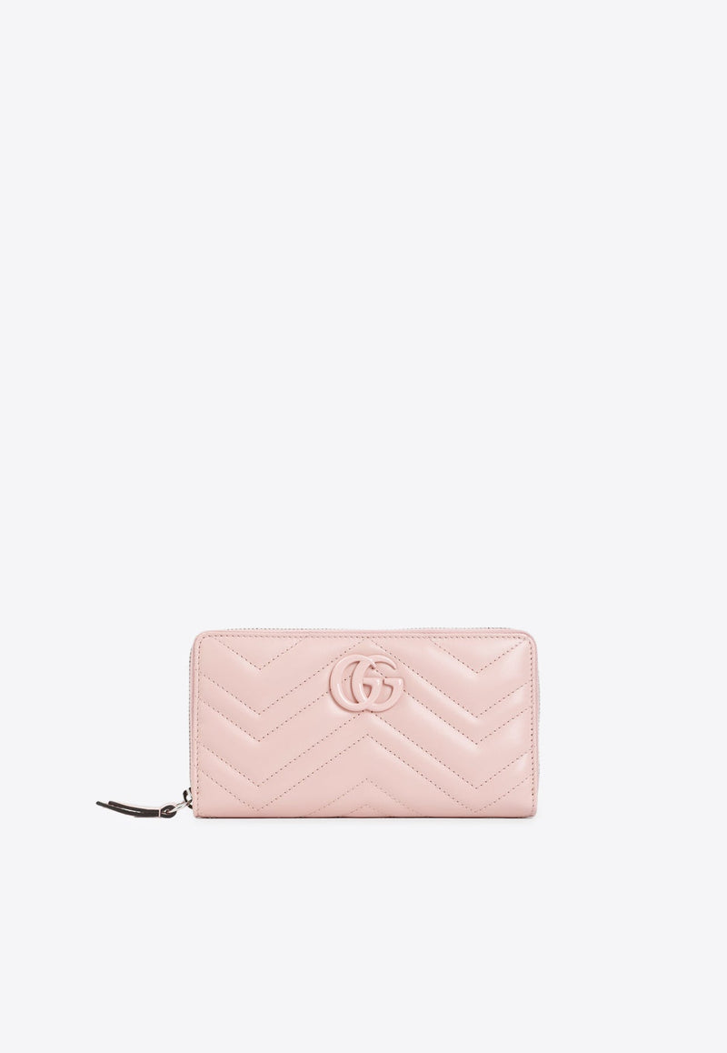 Marmont Zip-Around Quilted Leather Wallet