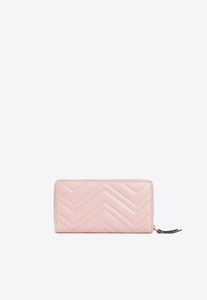 Marmont Zip-Around Quilted Leather Wallet