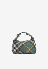 Mini Peg Checked Shoulder Bag