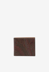 Paisley-Print Bi-Fold Wallet