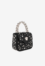 Mini La Medusa Spiked Top Handle Bag