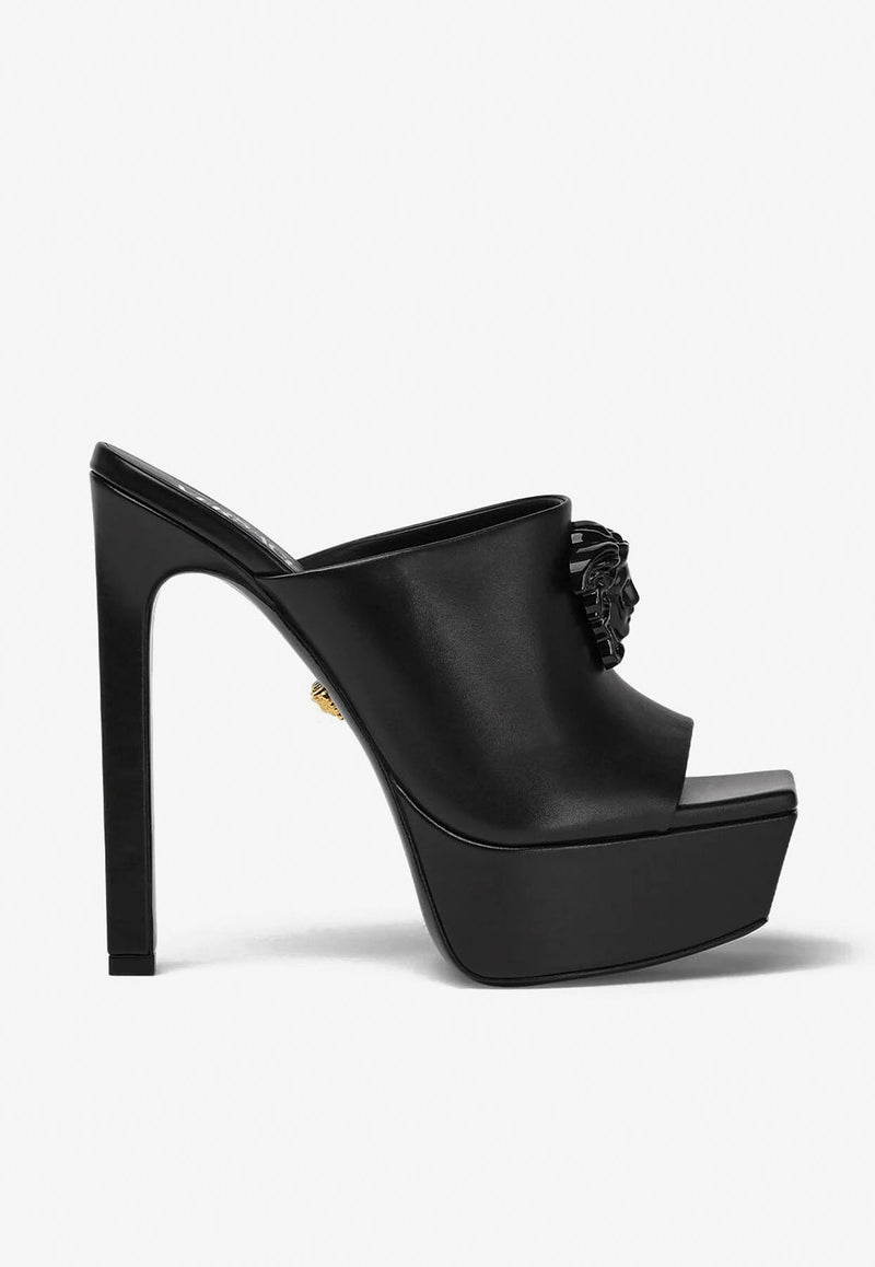 La Medusa 145 Platform Leather Sandals