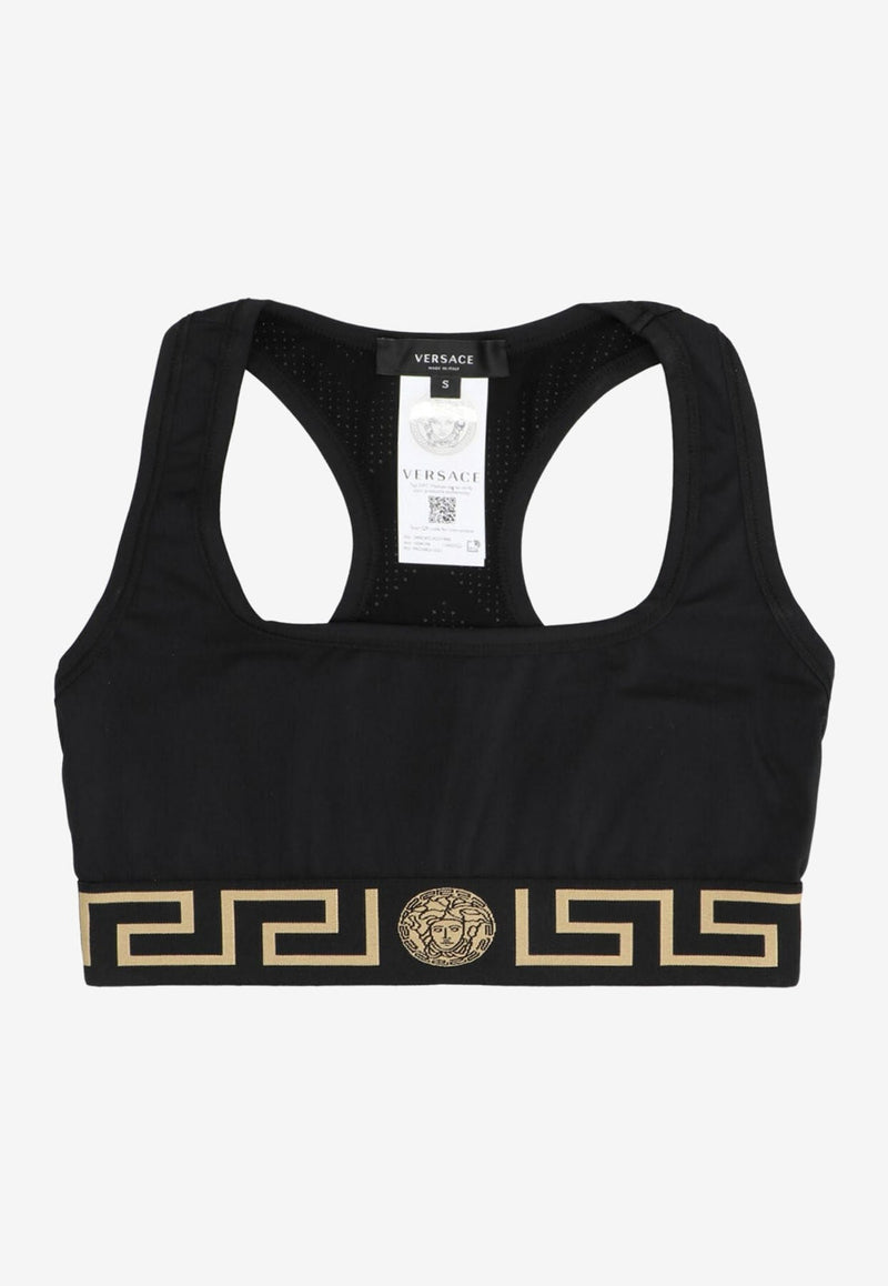 Medusa Greca Sports Bra