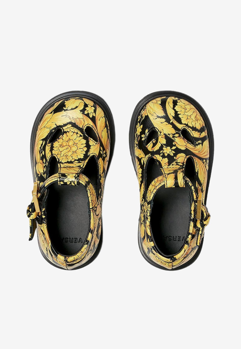 Baby Girls Barocco Print Sandals