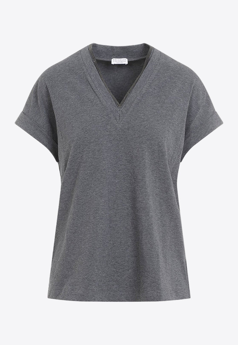 V-neck Short-Sleeved T-shirt