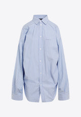 Striped Asymmetric Shirt