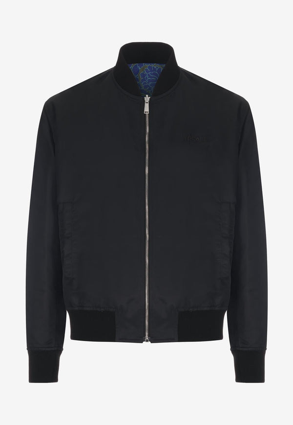 Barocco Print Reversible Bomber Jacket