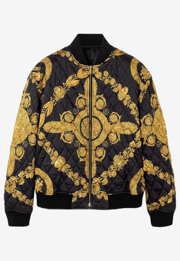 Maschera Baroque Print Bomber Jacket