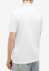 Greca-Collar Polo T-shirt