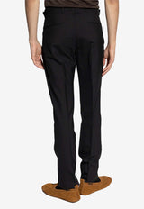 Tapered Wool Pants